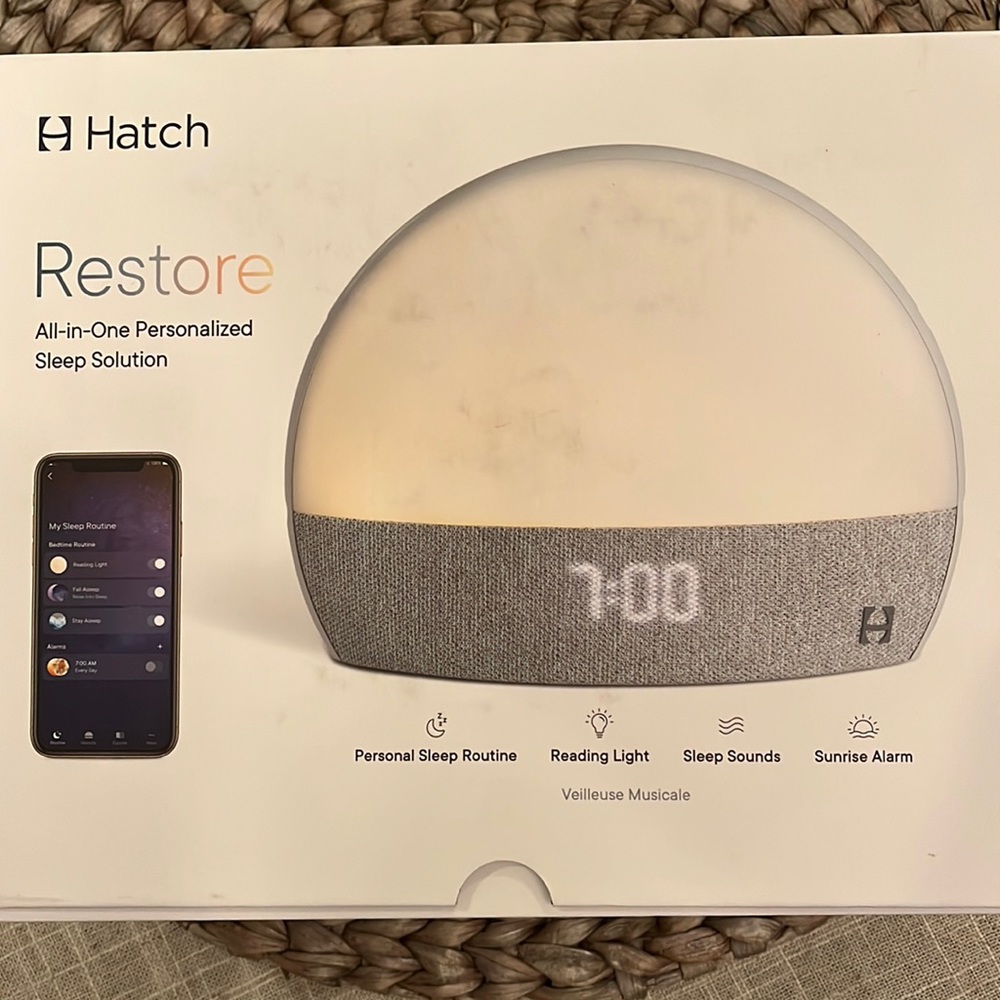 Hatch Restore - Sleep Routine, Reading Light, Sleep Sounds & Sunrise alarm
